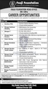 New Fauji Foundation Hospital Jobs in Pakistan 2024 official Advertisement